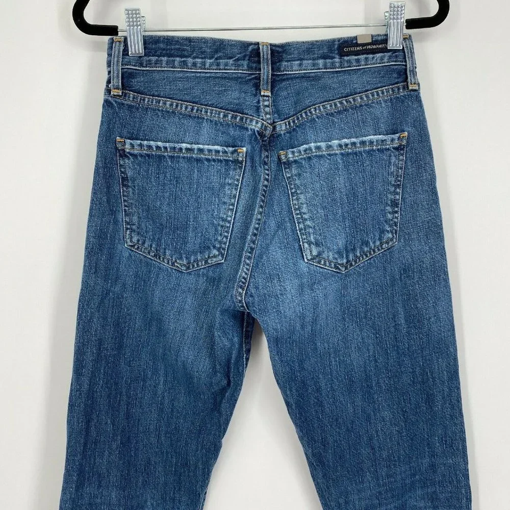 Citizens of Humanity Liya Classic Fit Jeans Size 24 High Rise Cotton Denim Blue - Picture 8 of 12